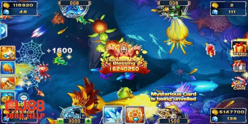 Các loại vũ khí trong cổng game bắn cá
